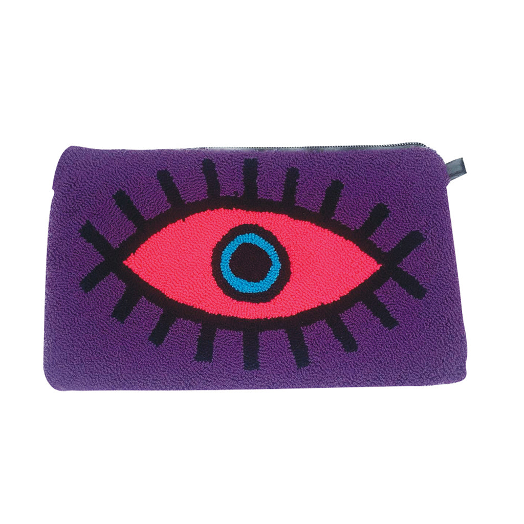 Purple & Pink Eye Clutch