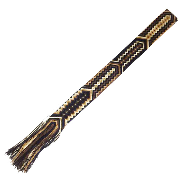 Black & Yellow Friendship Bracelet Bag Strap