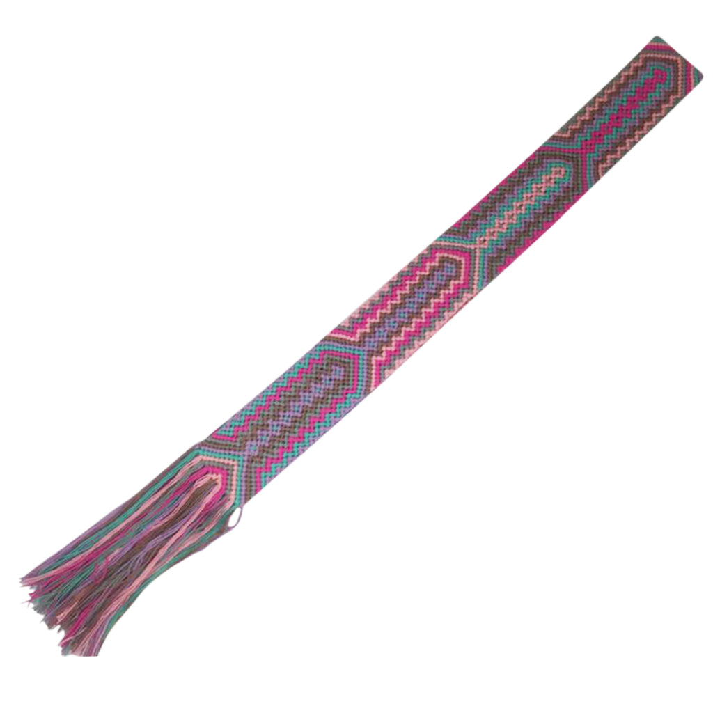 Baby Blue & Baby Pink Friendship Bracelet Bag Strap