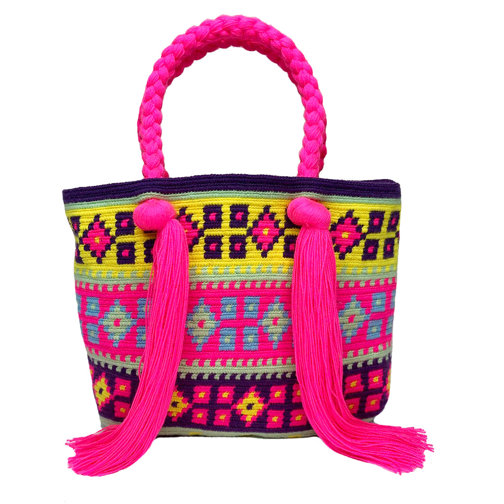 Multicolor Mini Tassel Bag