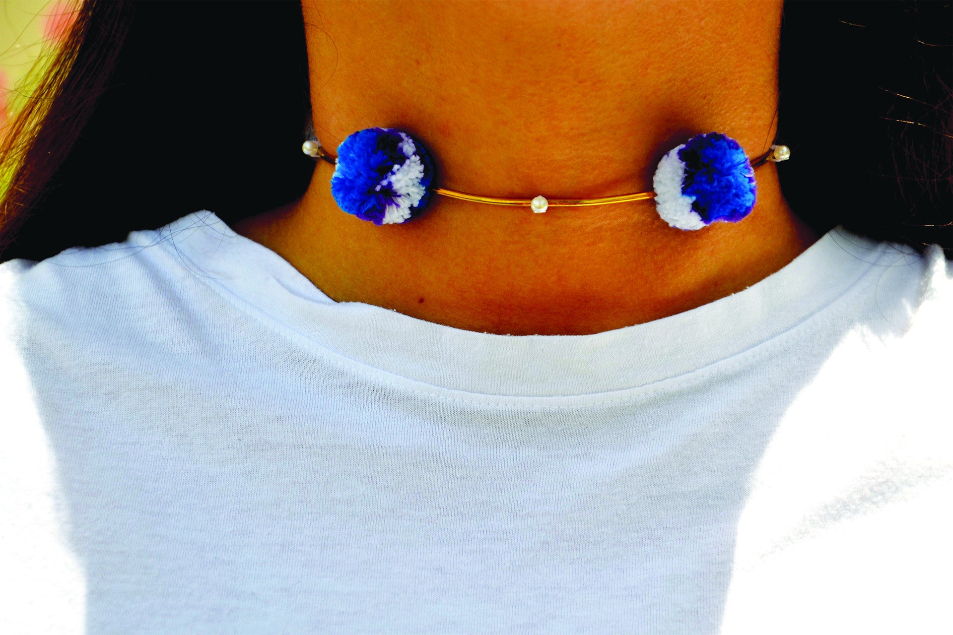 Calma Pom Pom Choker