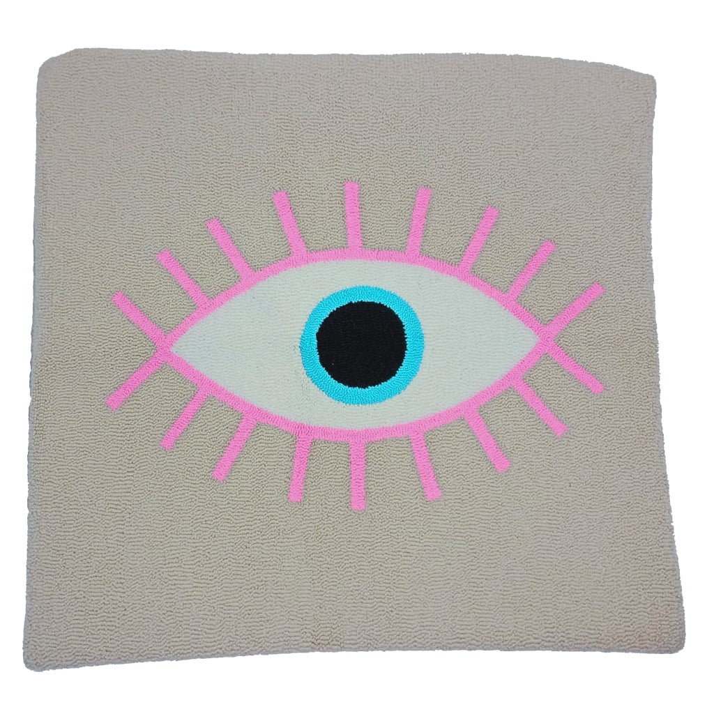 Beige & Pink Cushion Cover