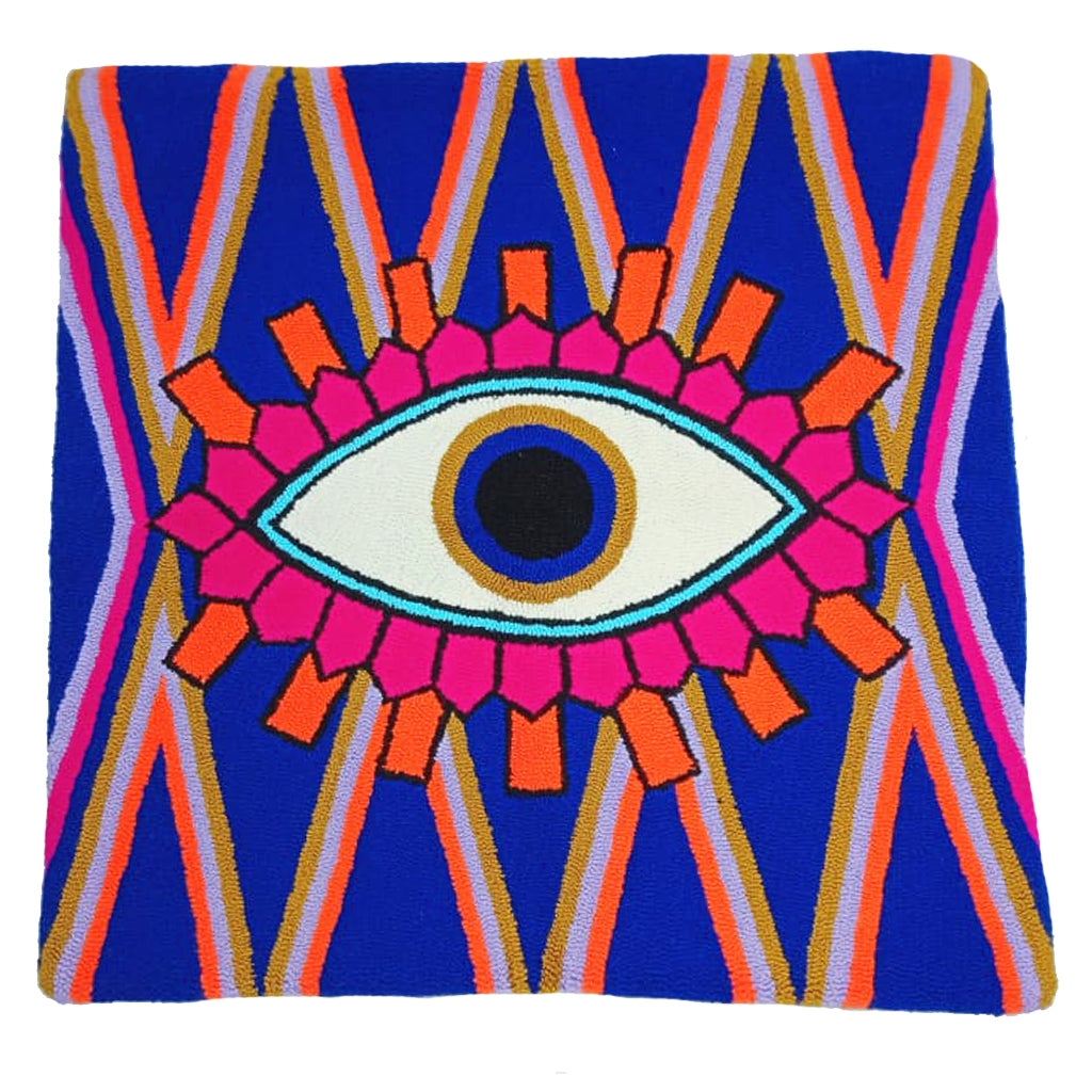 Blue & Pink Cushion Cover