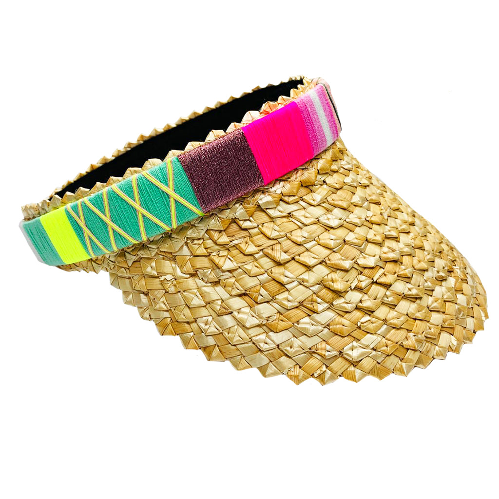 Isabella Visor Straw Hat