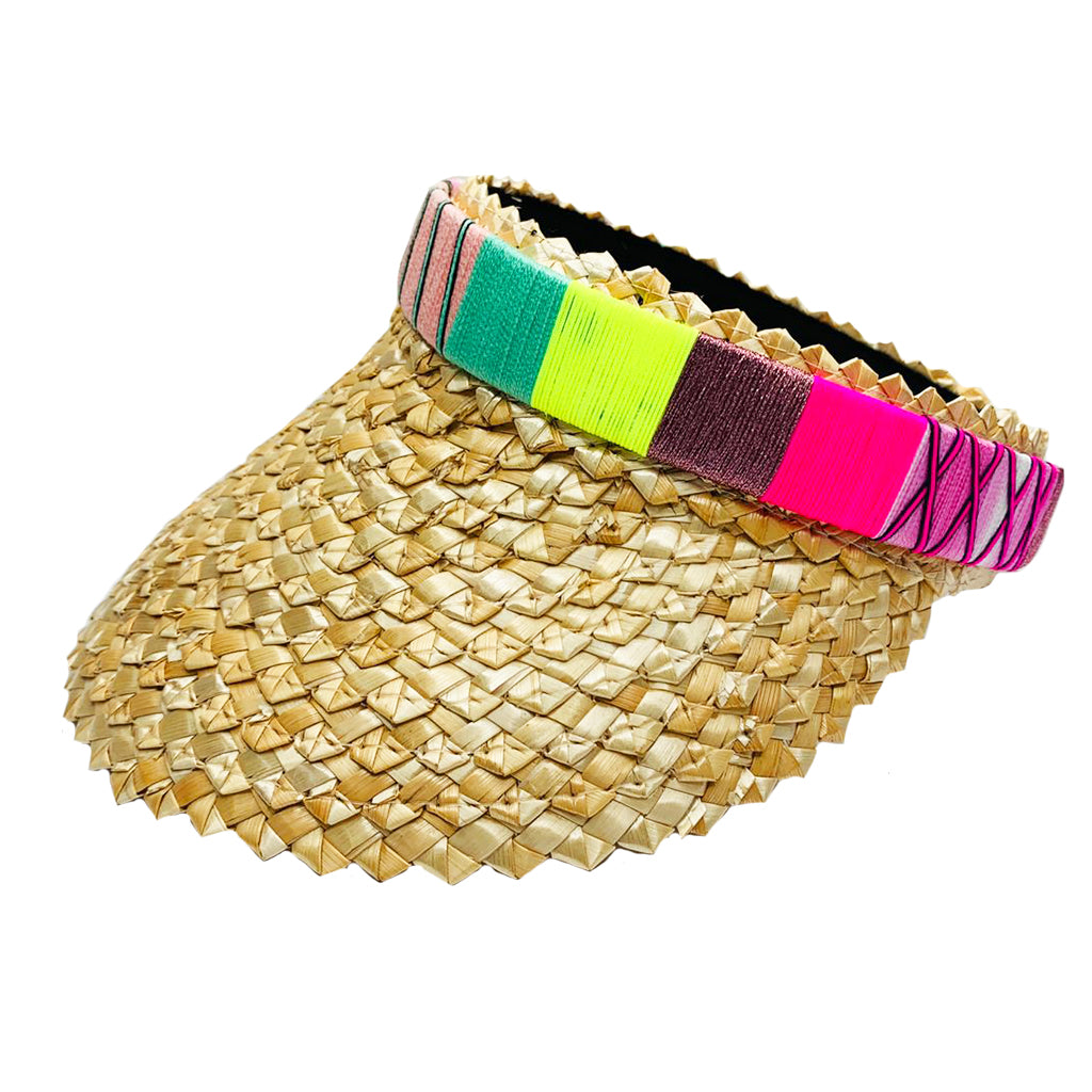 Isabella Visor Straw Hat