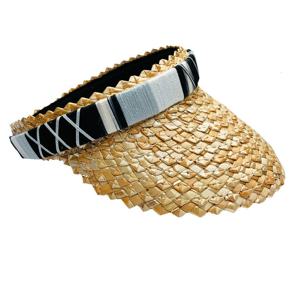 Monochromatic Visor Straw Hat